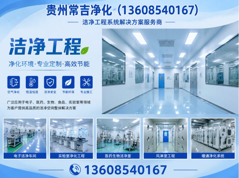 贵阳净化配套设备展示图